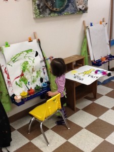 Art station in use