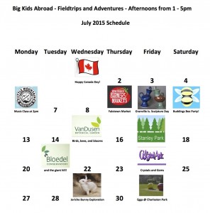 BKA - July 2015 Schedule