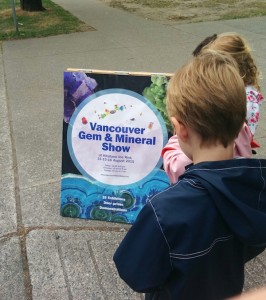 Checking out the Gem Show