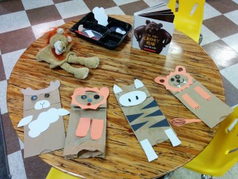 Some Cranky Bear Puppets