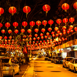 Gaya Street during Chinese New Year